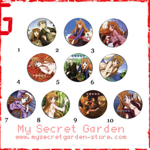 Spice And Wolf 狼と香辛料 Anime Pinback Button Badge Set 1a or 1b( or Hair Ties / 4.4 cm Badge / Magnet / Keychain Set )